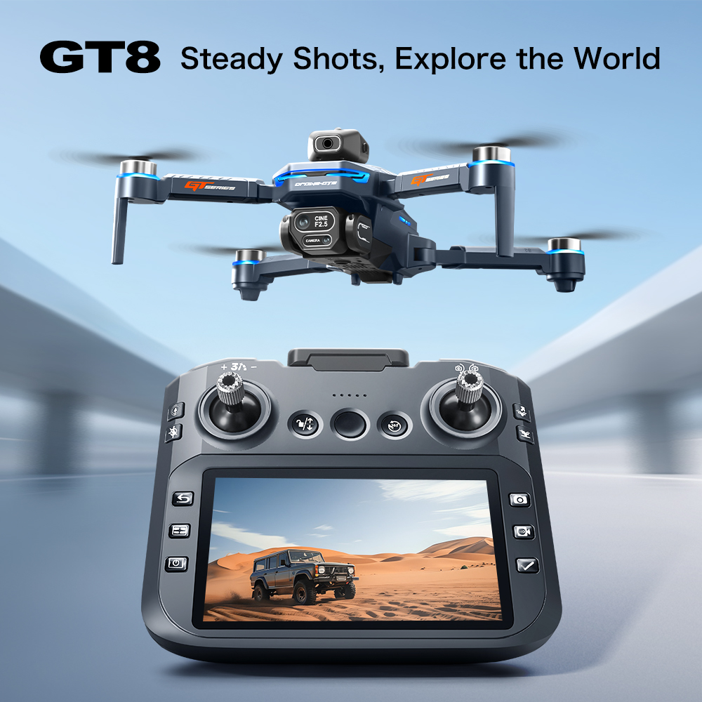 GT8 Obstacle Avoidance Aerial  - Drone Power Bank のレビューと価格
