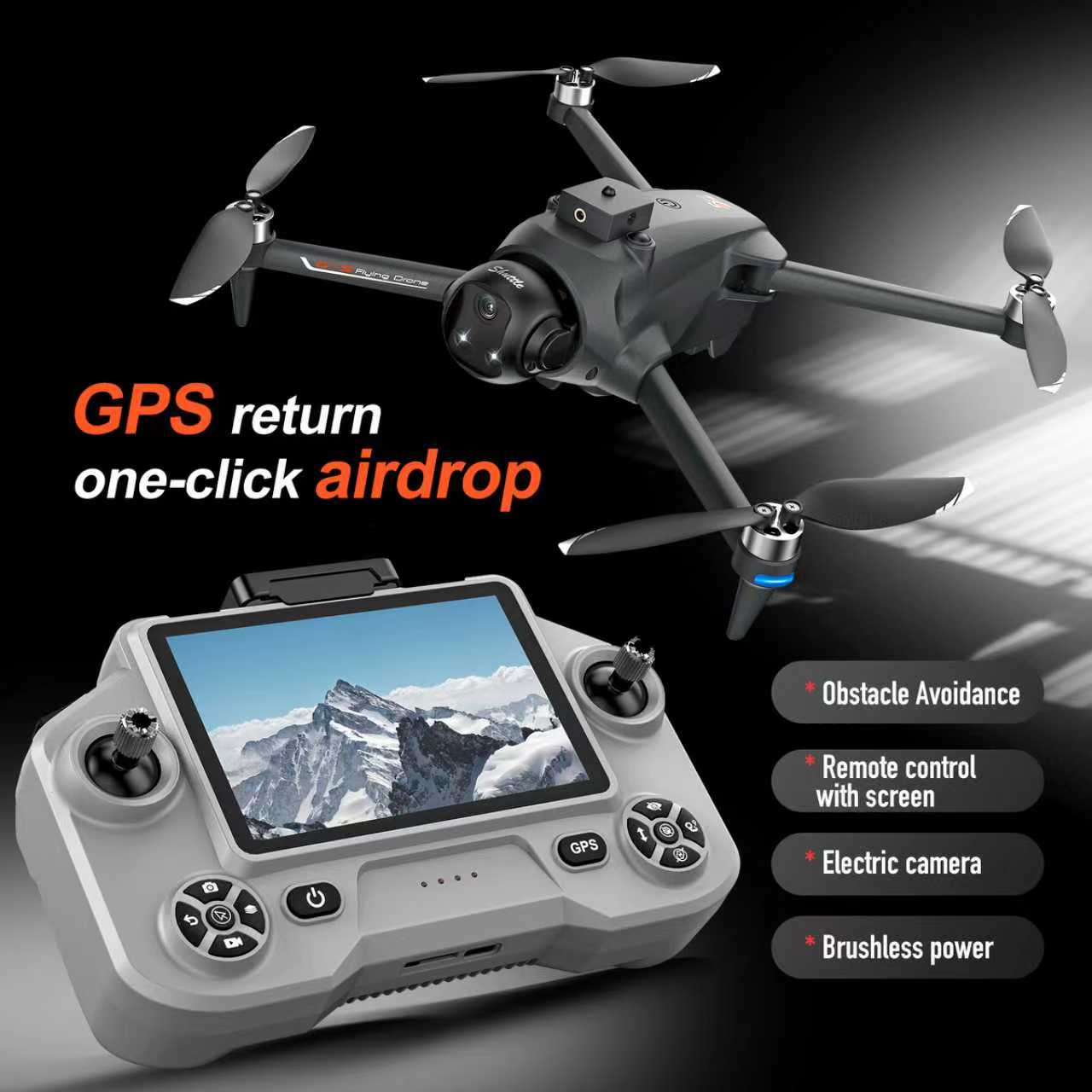 YL059 FPV GPS Quadcopter Drone - Drone Beacon Light のレビューと価格