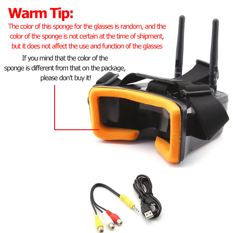 VR009 FPV Video Goggles 3Inch  - Drone Controller Screen のレビューと価格