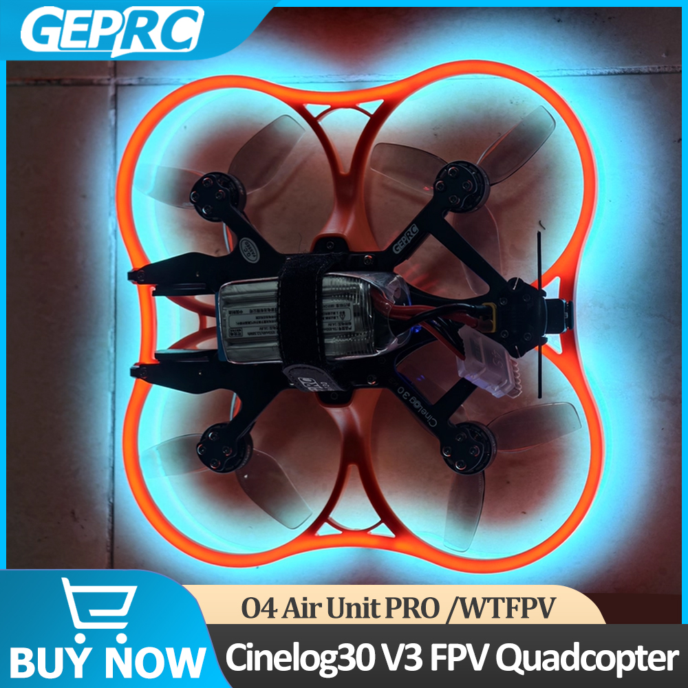 GEPRC Cinelog30 V3 FPV Quadcop - Drone Beacon Light のレビューと価格