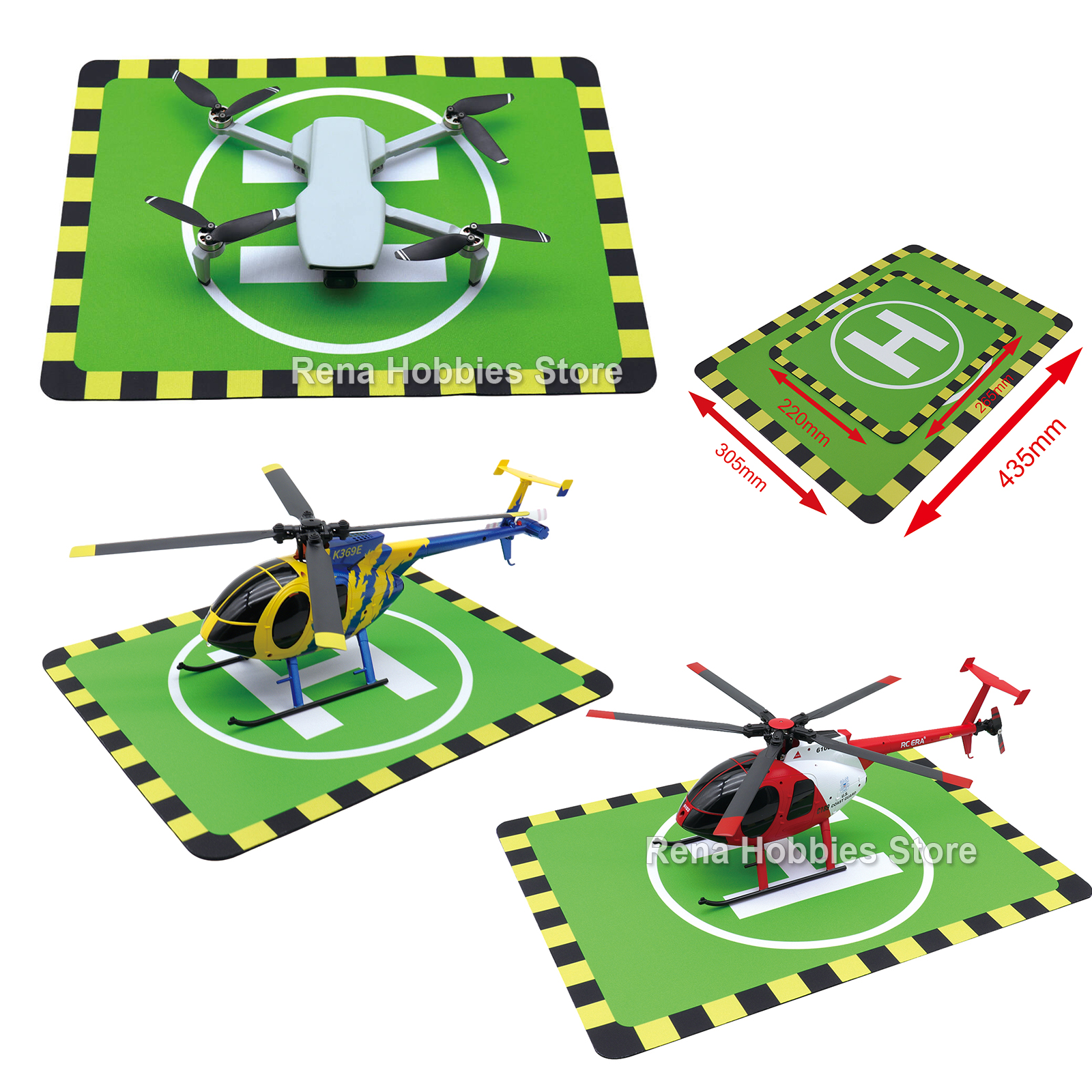 2 Sizes Takeoff and Landing Pa - Drone Landing Pad のレビューと価格