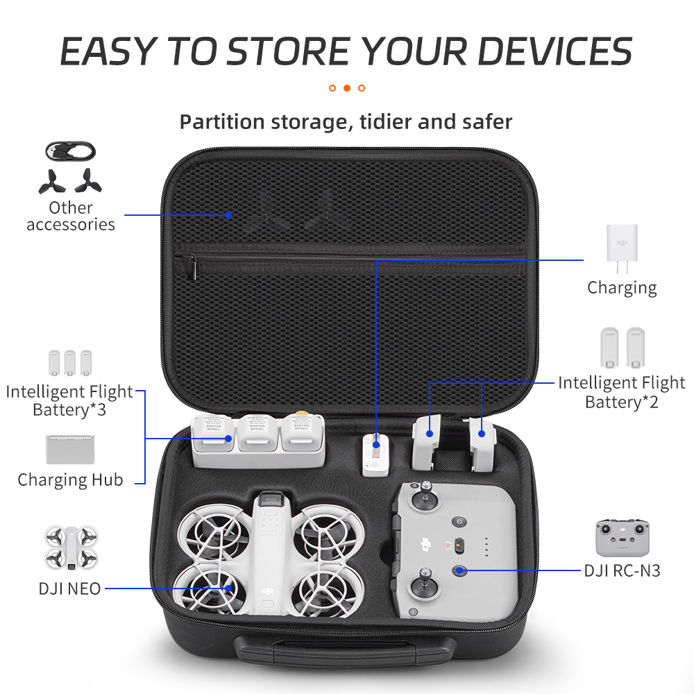 XFJI Carrying Case Compatible  - Drone Hard Shell Case のレビューと価格