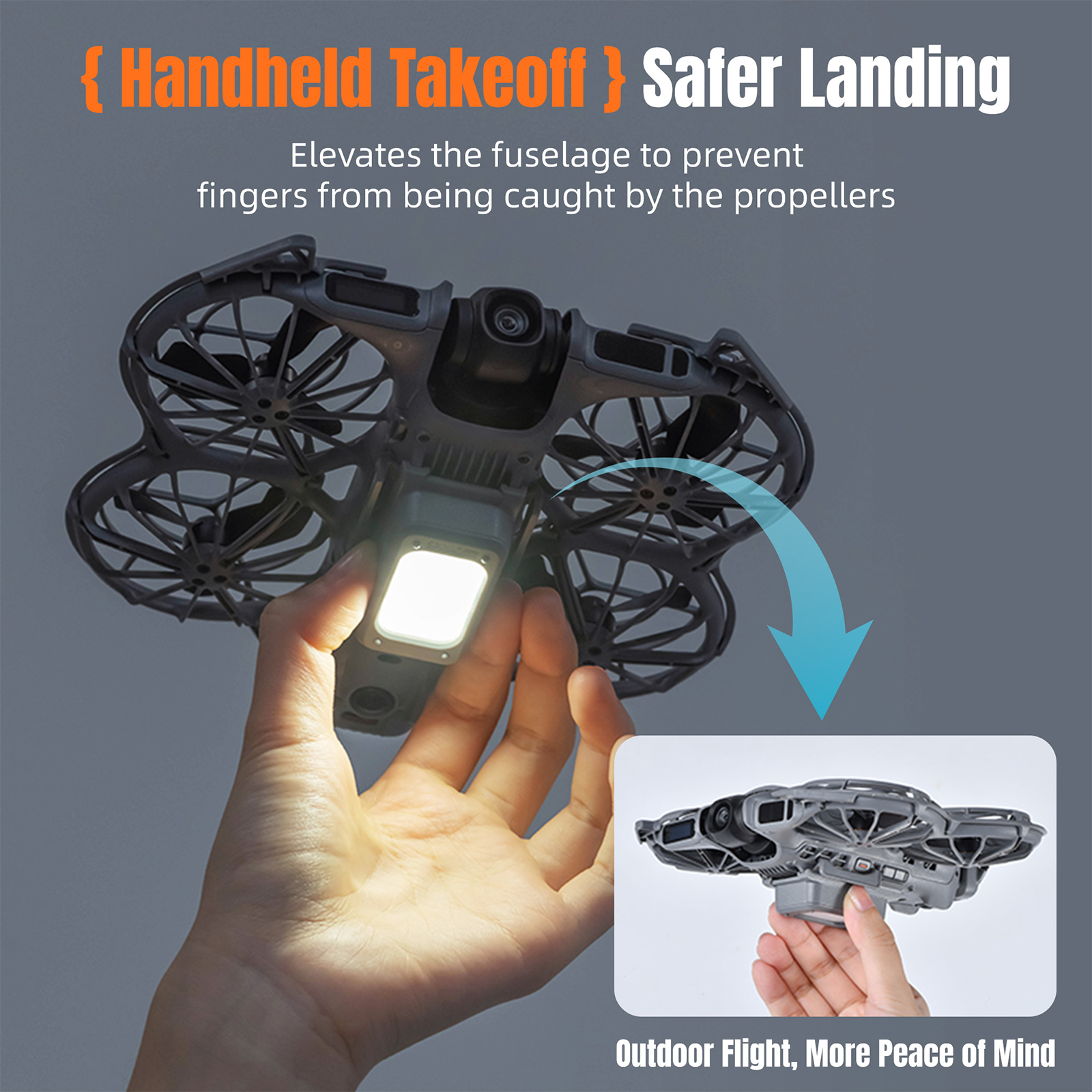 Rechargable LED Landing Gear w - Drone Beacon Light のレビューと価格